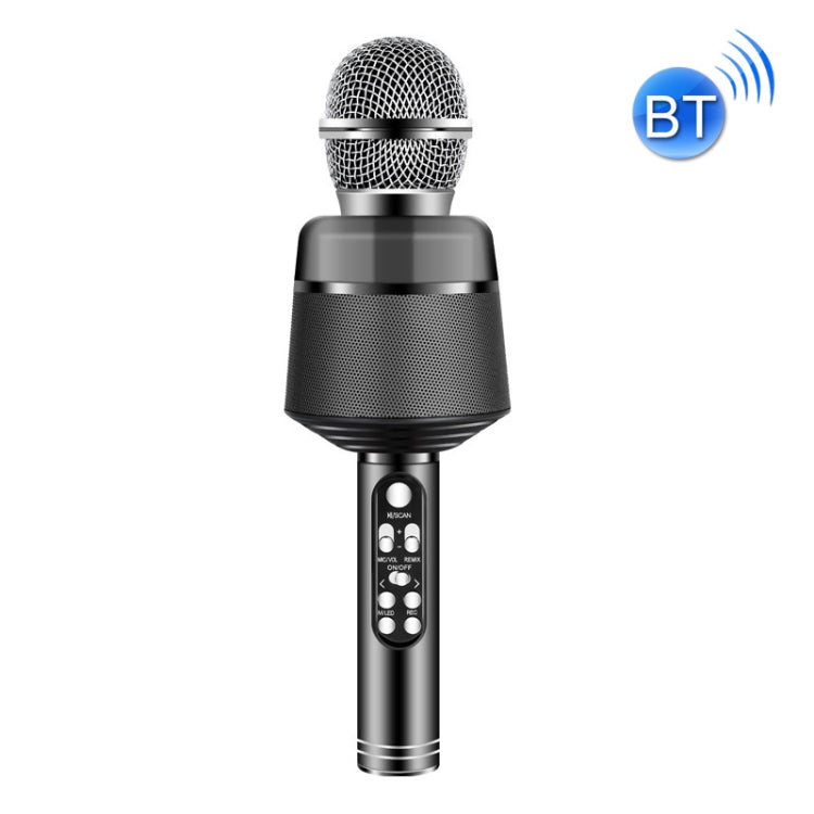Q008 Mobile Phone Karaoke Condenser Microphone Wireless Bluetooth Live Microphone