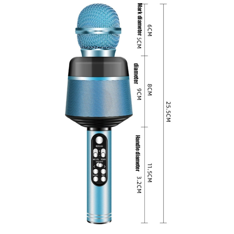 Q008 Mobile Phone Karaoke Condenser Microphone Wireless Bluetooth Live Microphone
