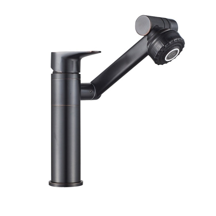 Universal Swivel Faucet Bathroom Hot & Cold Dual-Out Mode Faucet, Specification: Short HT-99528