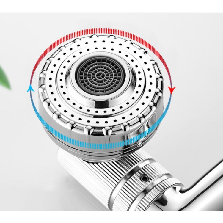 Universal Swivel Faucet Bathroom Hot & Cold Dual-Out Mode Faucet, Specification: High HT-99528-1
