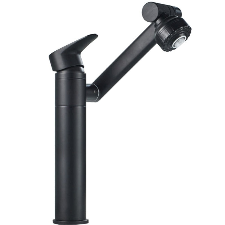 Universal Swivel Faucet Bathroom Hot & Cold Dual-Out Mode Faucet, Specification: High HT-90560-1