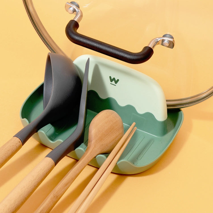 4 PCS Pot Lid Rack Kitchen Countertop Finishing Storage Bracket Spatula Soup Spoon Chopsticks Rack