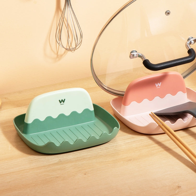 4 PCS Pot Lid Rack Kitchen Countertop Finishing Storage Bracket Spatula Soup Spoon Chopsticks Rack
