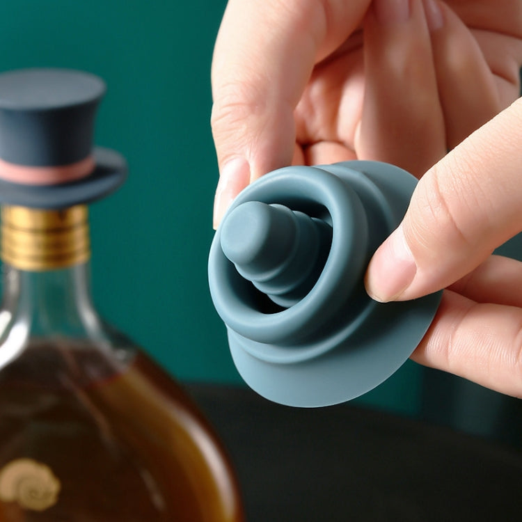 3 PCS Household Magic Hat Shape Wine Bottle Stopper Silicone Wine Beer Soy Sauce Seasoning Fresh-Keeping Bottle Cap