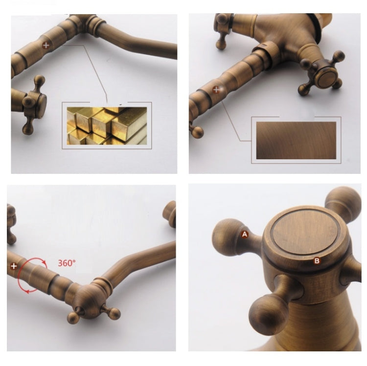 Basin Rotatable Faucet Single Hole Hot And Cold Copper Faucet