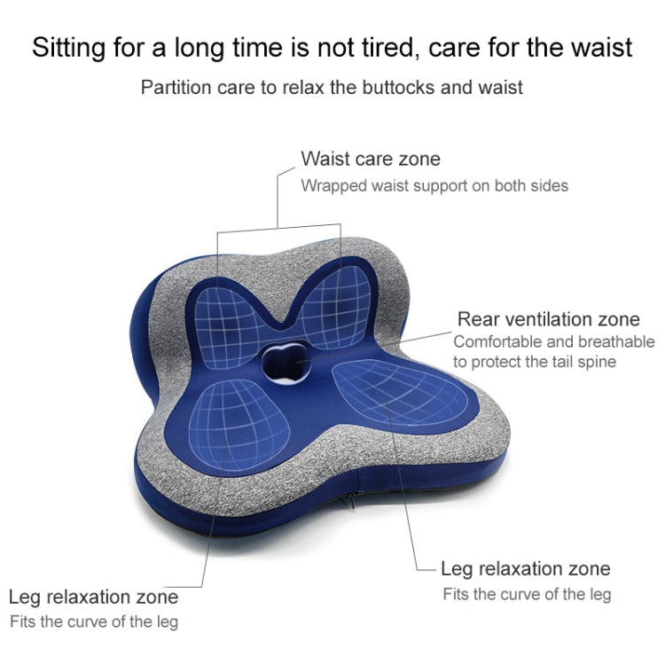 Memory Foam Petal Cushion Office Chair Home Car Seat Cushion, Size: With Storage Bag