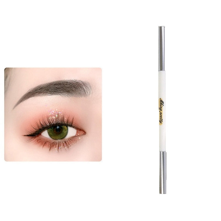 10 PCS Double Head Waterproof Automatic Rotating Beauty Eyebrow Pencil