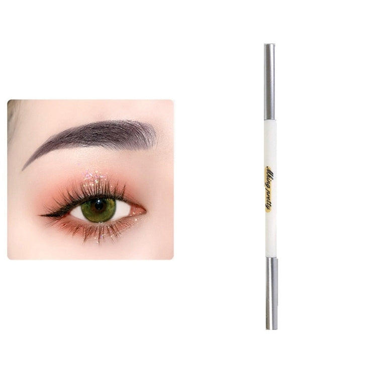 10 PCS Double Head Waterproof Automatic Rotating Beauty Eyebrow Pencil