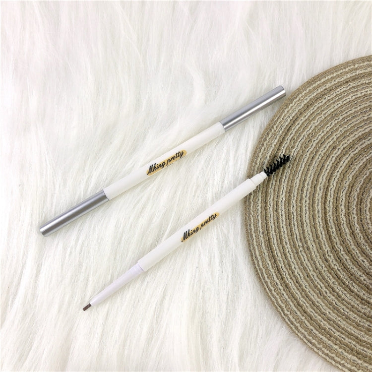 10 PCS Double Head Waterproof Automatic Rotating Beauty Eyebrow Pencil