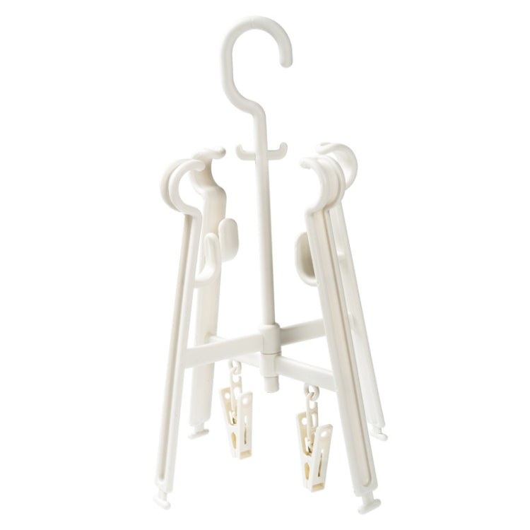3 PCS Creative Windproof Double Hook Balcony Shoe Rack Multifunctional Hook For Hanging Shoes Drying Rack