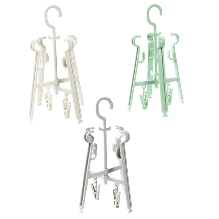 3 PCS Creative Windproof Double Hook Balcony Shoe Rack Multifunctional Hook For Hanging Shoes Drying Rack