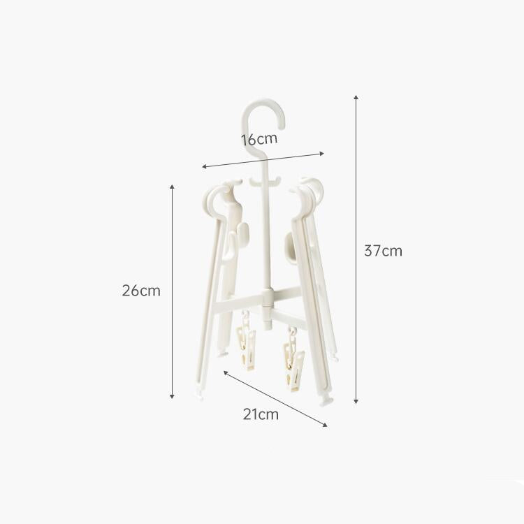 3 PCS Creative Windproof Double Hook Balcony Shoe Rack Multifunctional Hook For Hanging Shoes Drying Rack