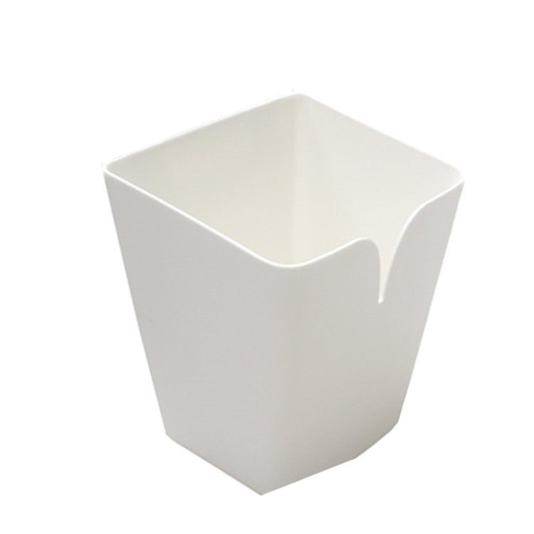 7 PCS Portable Hanging Bucket Kitchen Tableware Sundries Storage Plastic Box C Style(White)