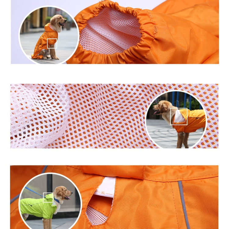Medium & Large Dog Raincoats Pet Four-Legged Cloak Raincoat, Size: M