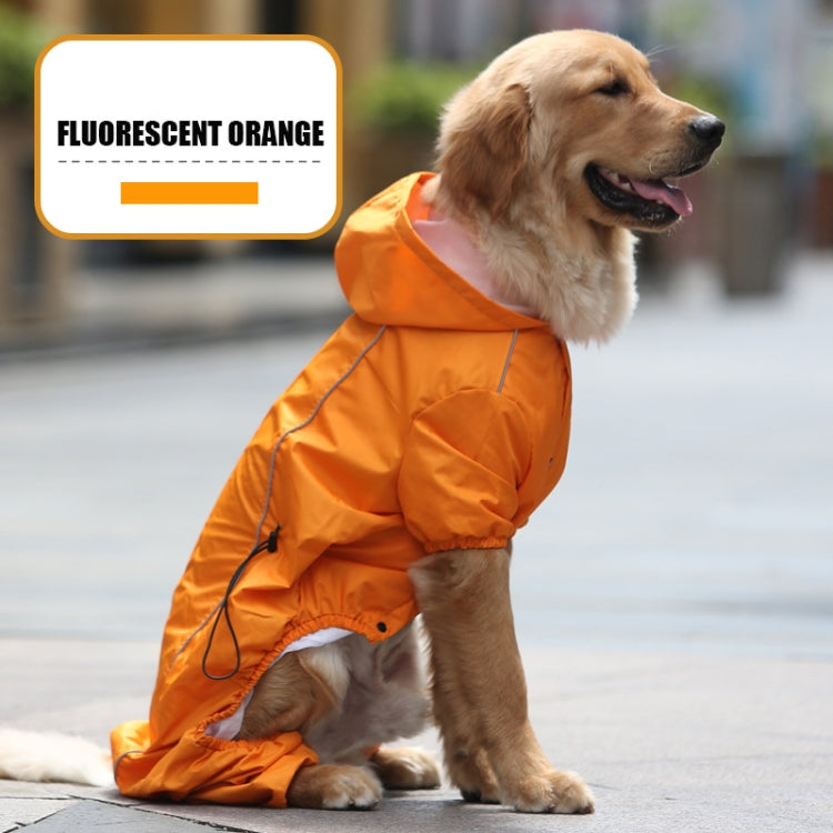 Medium & Large Dog Raincoats Pet Four-Legged Cloak Raincoat, Size: XL