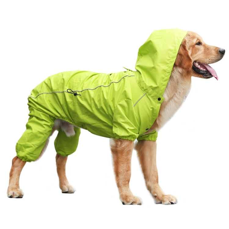 Medium & Large Dog Raincoats Pet Four-Legged Cloak Raincoat, Size: XXL