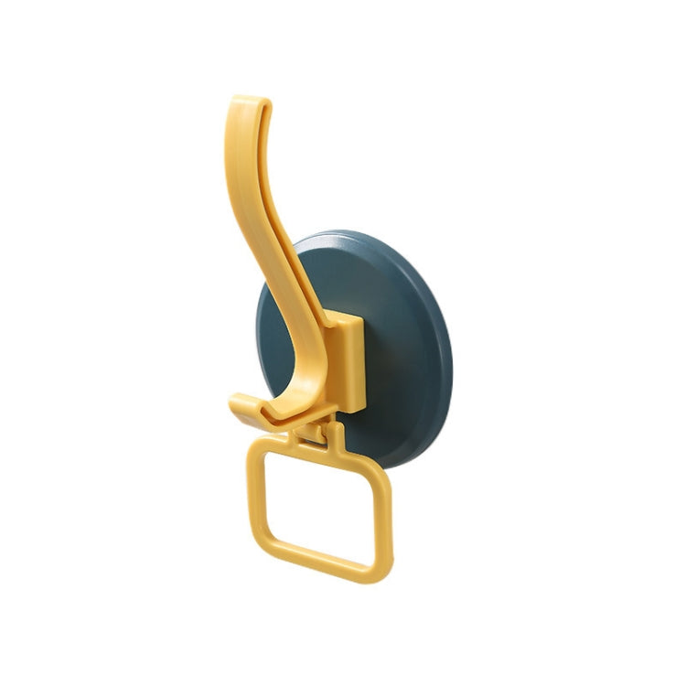 6 PCS Clothes Hooks Behind The Door Hanger Hooks Wall-Mounted Hanger Hooks(Blue Yellow)