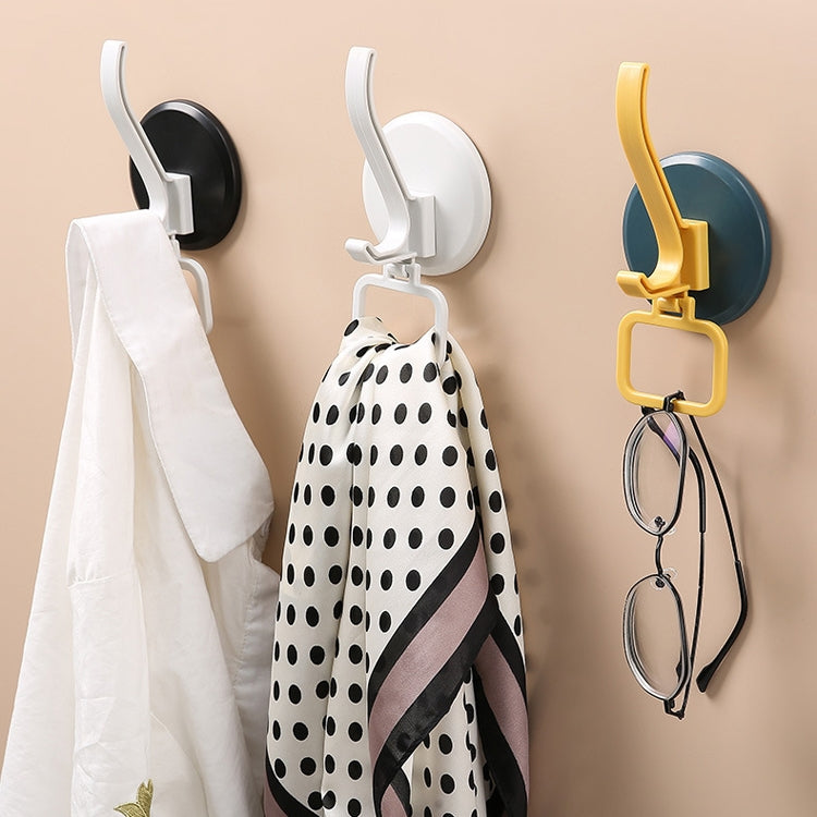 6 PCS Clothes Hooks Behind The Door Hanger Hooks Wall-Mounted Hanger Hooks(Blue Yellow)