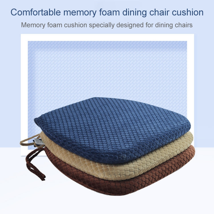 Memory Foam Thicken Stool Cushion Sofa Window Sill Bay Window Seat Cushion, Colour: Dot Bandage (Mocha)