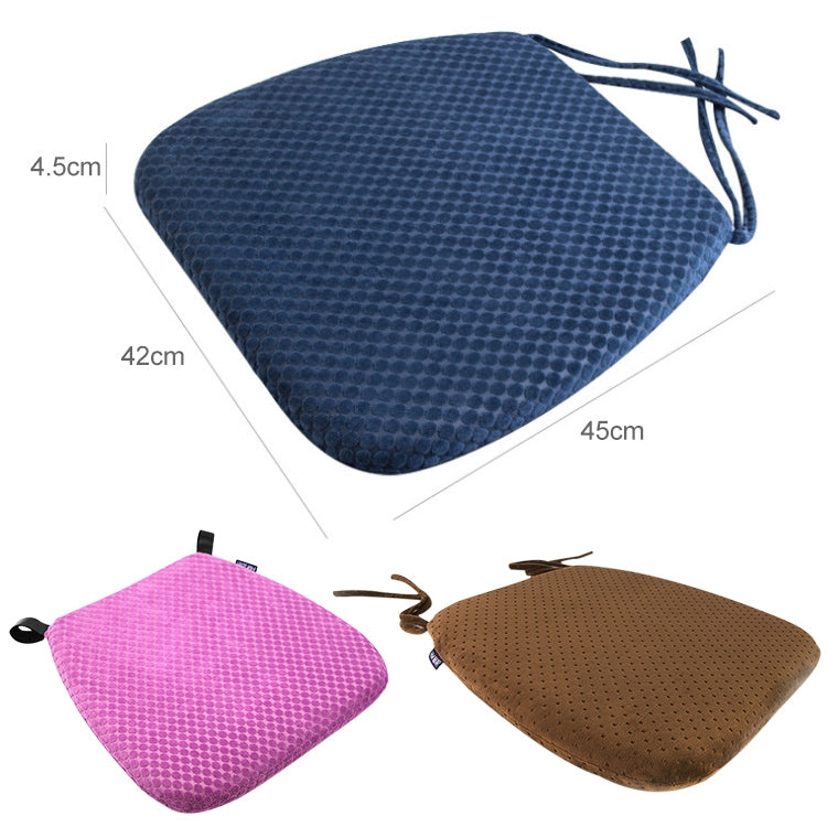 Memory Foam Thicken Stool Cushion Sofa Window Sill Bay Window Seat Cushion, Colour: Bandage (Navy Blue)