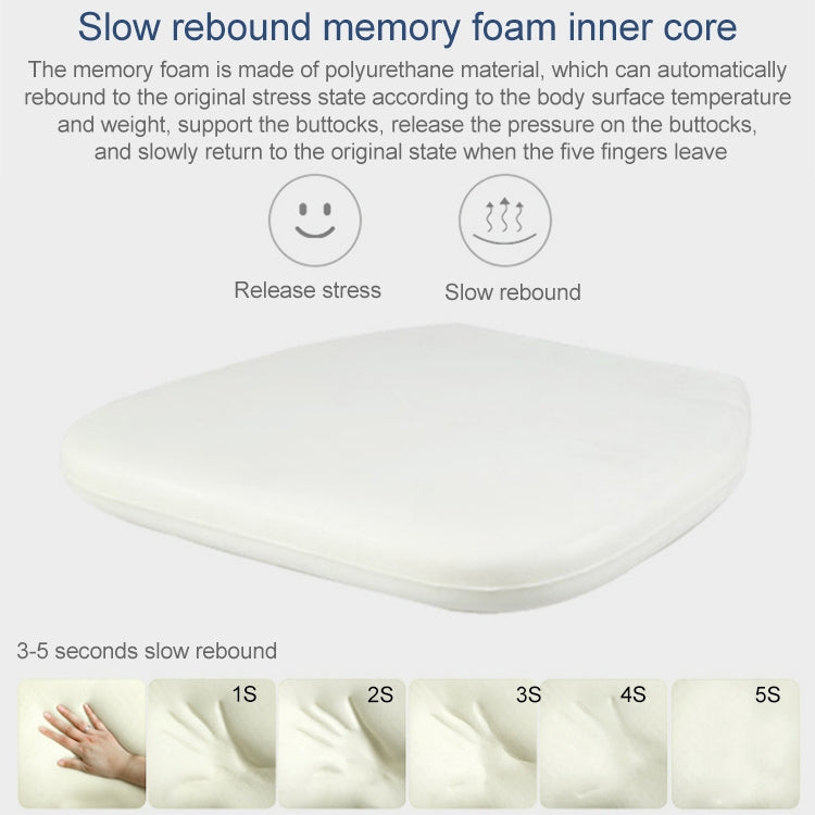 Memory Foam Thicken Stool Cushion Sofa Window Sill Bay Window Seat Cushion, Colour: Bandage (Navy Blue)