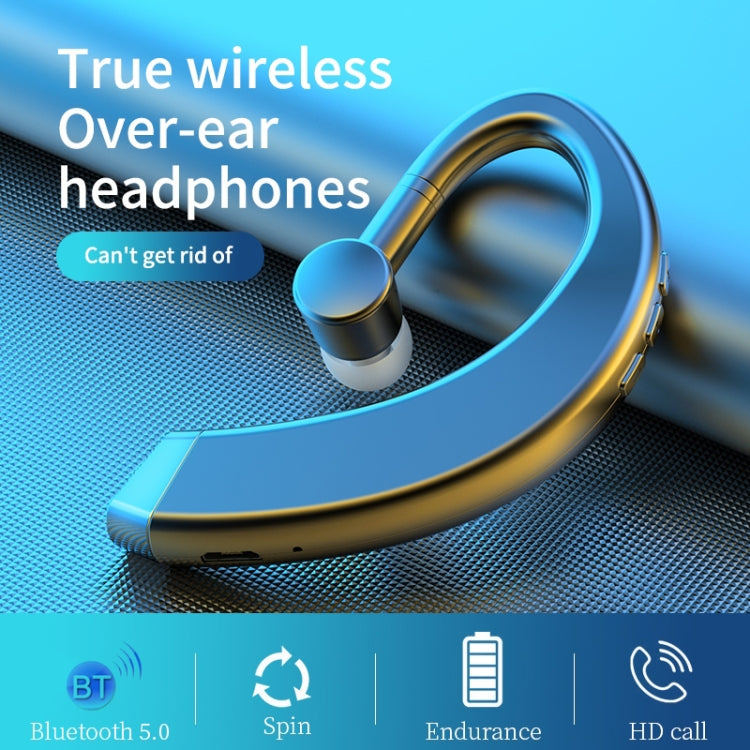 108 Bluetooth 5.0 Business Hanging Ear Type Rotating Universal Wireless Stereo Earphone