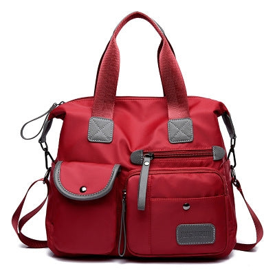 Waterproof Oxford Cloth Handbag Casual Nylon Shoulder Diagonal Bag Female Bag Canvas Bag