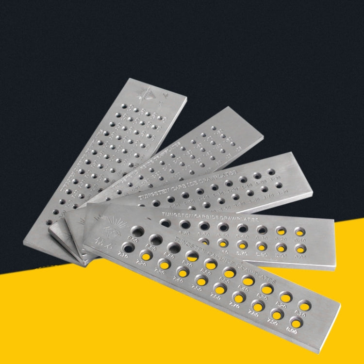 4 Rows 52 Holes 0.26-4.1mm Round Drawing Board Gold And Silver Drawing Board Semi-Circular Drawing Board Jewelry Tools