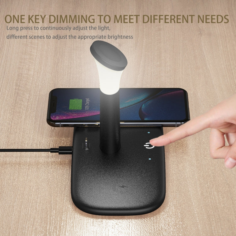 LH5 Five-In-One Multi-Function Wireless Charger with Night Light  For IPhone / Apple Watch / AirPods