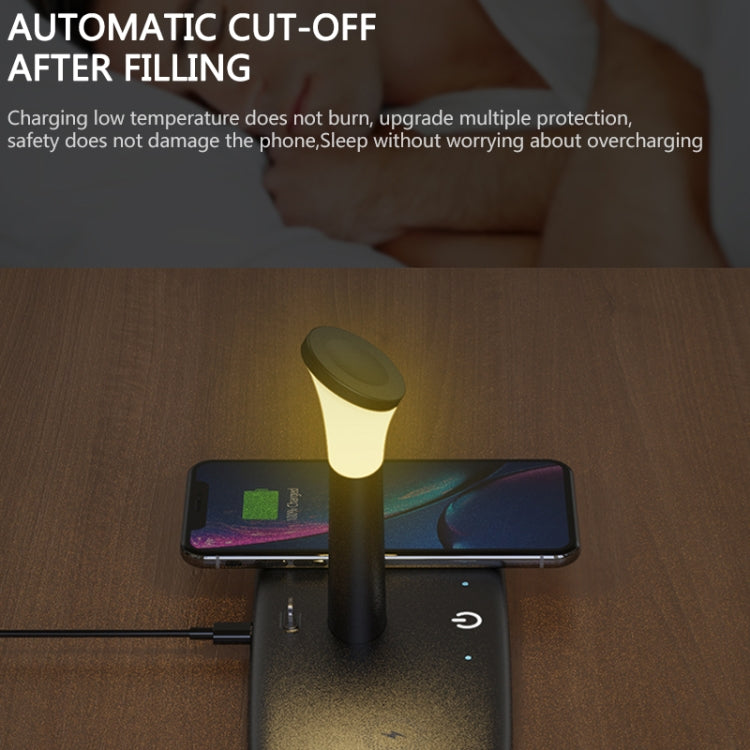 LH5 Five-In-One Multi-Function Wireless Charger with Night Light  For IPhone / Apple Watch / AirPods
