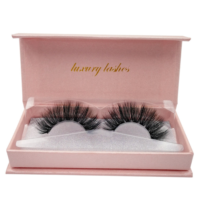 1 Pair Set 3D Mink Eyelashes Natural Thick False Eyelashes