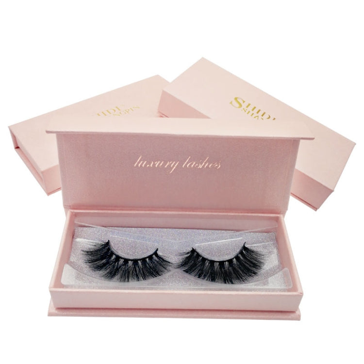 1 Pair Set 3D Mink Eyelashes Natural Thick False Eyelashes