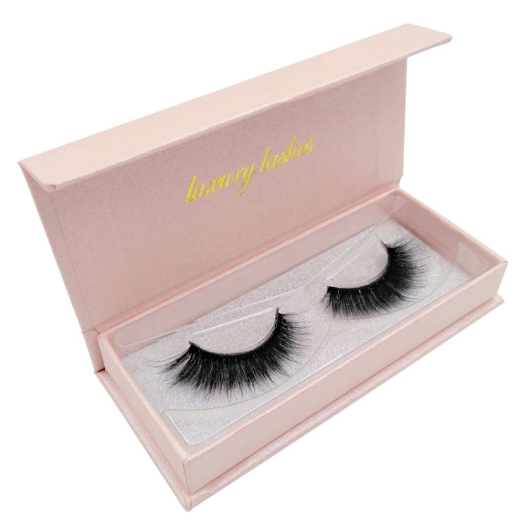1 Pair Set 3D Mink Eyelashes Natural Thick False Eyelashes
