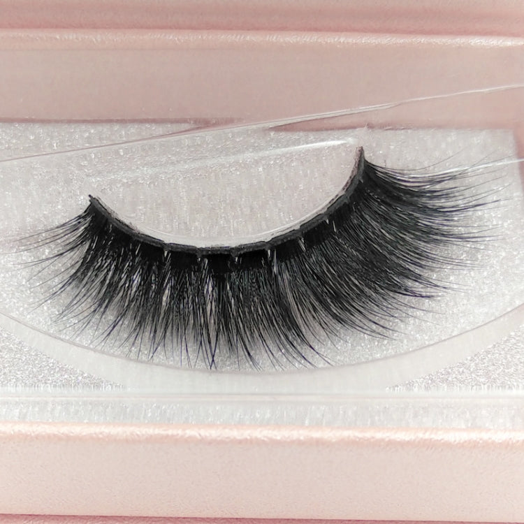 1 Pair Set 3D Mink Eyelashes Natural Thick False Eyelashes