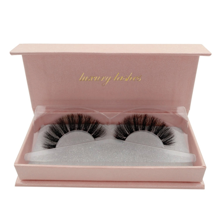 1 Pair Set 3D Mink Eyelashes Natural Thick False Eyelashes