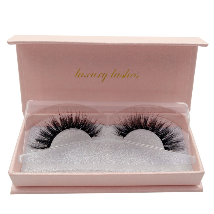 1 Pair Set 3D Mink Eyelashes Natural Thick False Eyelashes