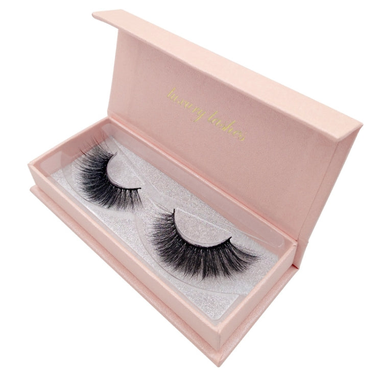 1 Pair Set 3D Mink Eyelashes Natural Thick False Eyelashes