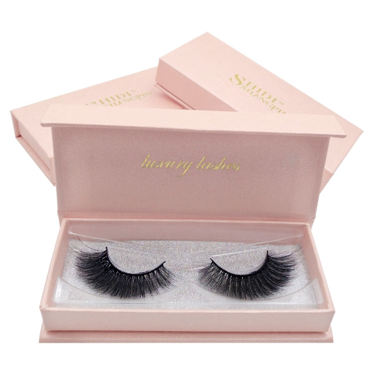 1 Pair Set 3D Mink Eyelashes Natural Thick False Eyelashes