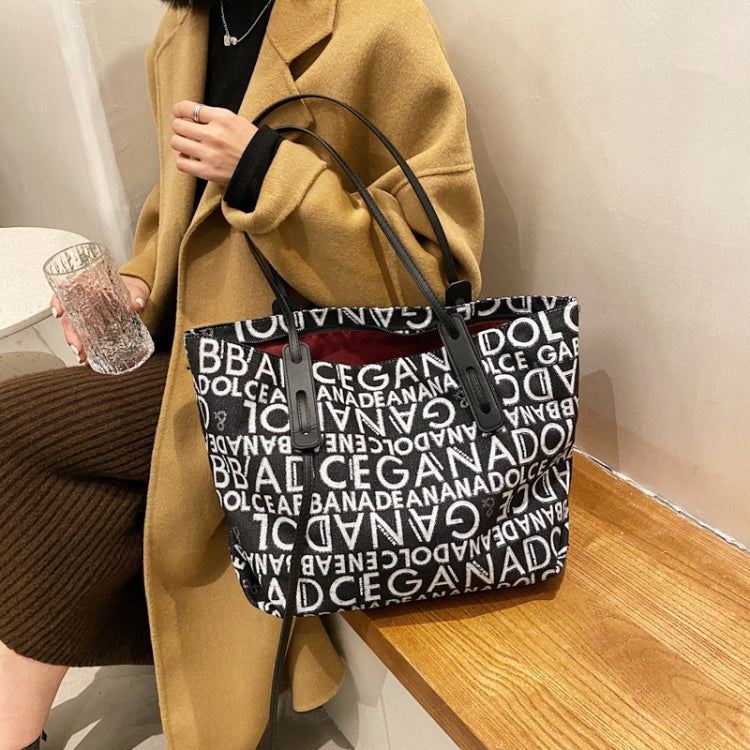 2578MDD Autumn And Winter Fashion Printed Female Bag Large Capacity Single Shoulder Bag