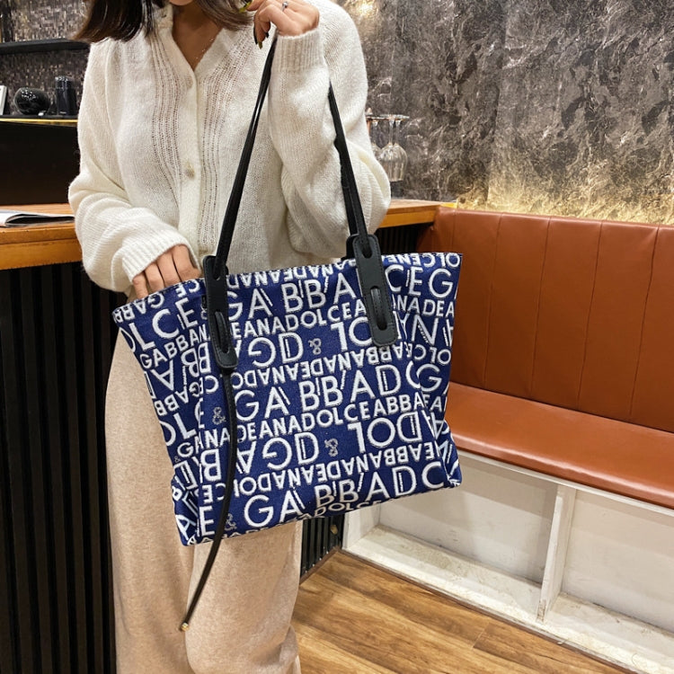 2578MDD Autumn And Winter Fashion Printed Female Bag Large Capacity Single Shoulder Bag