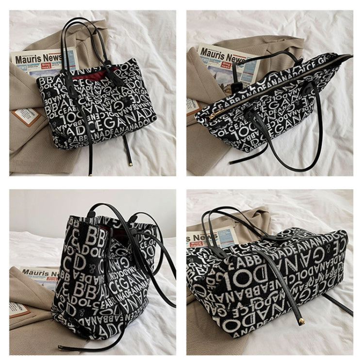 2578MDD Autumn And Winter Fashion Printed Female Bag Large Capacity Single Shoulder Bag