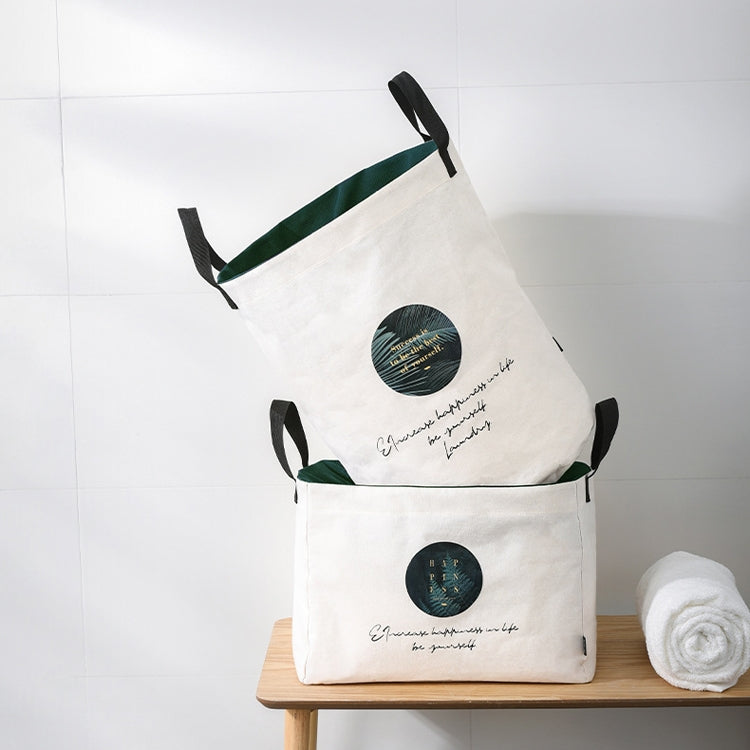 Foldable Laundry Basket Household Toys Storage Basket Drawstring With Lid Laundry Basket , Style: Square