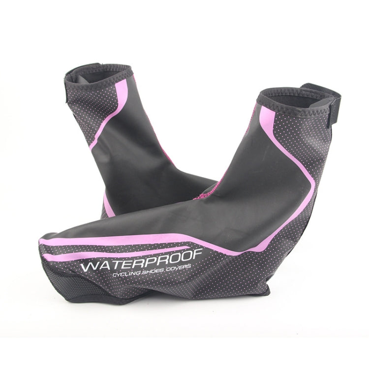 Bicycle Sports Outdoor Cycling Shoe Cover Winter Warm Windproof Waterproof Shoe Cover PU Shoe Cover Cycling Equipment, Size: M