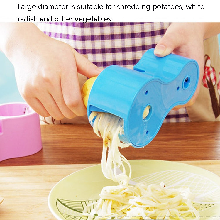 2 PCS Multifunctional Spiral Double-Headed Grater With Sharpener Kitchen Gadgets