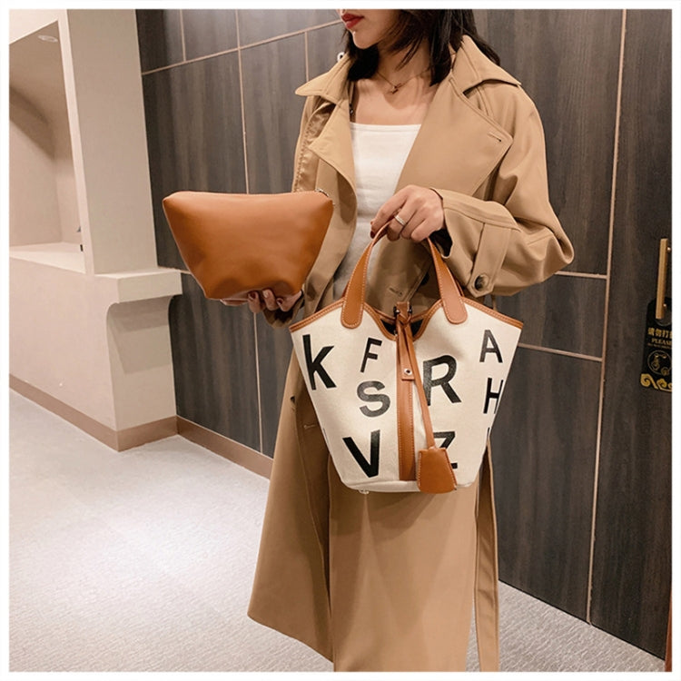 8891XBM Fashion High Capacity Canvas Bag Portable Bucket Bag