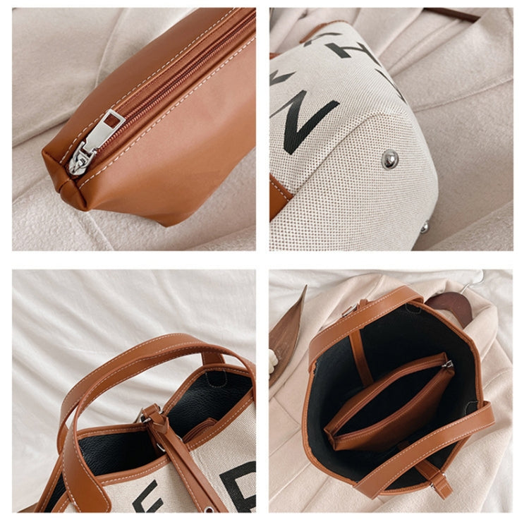 8891XBM Fashion High Capacity Canvas Bag Portable Bucket Bag