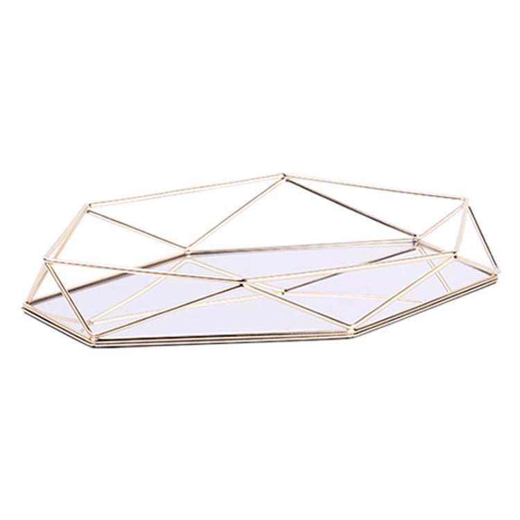 Wrought Iron Creative Three-Dimensional Desktop Jewelry Storage Tray Minimalist Cosmetics Tray Decorative Ornaments