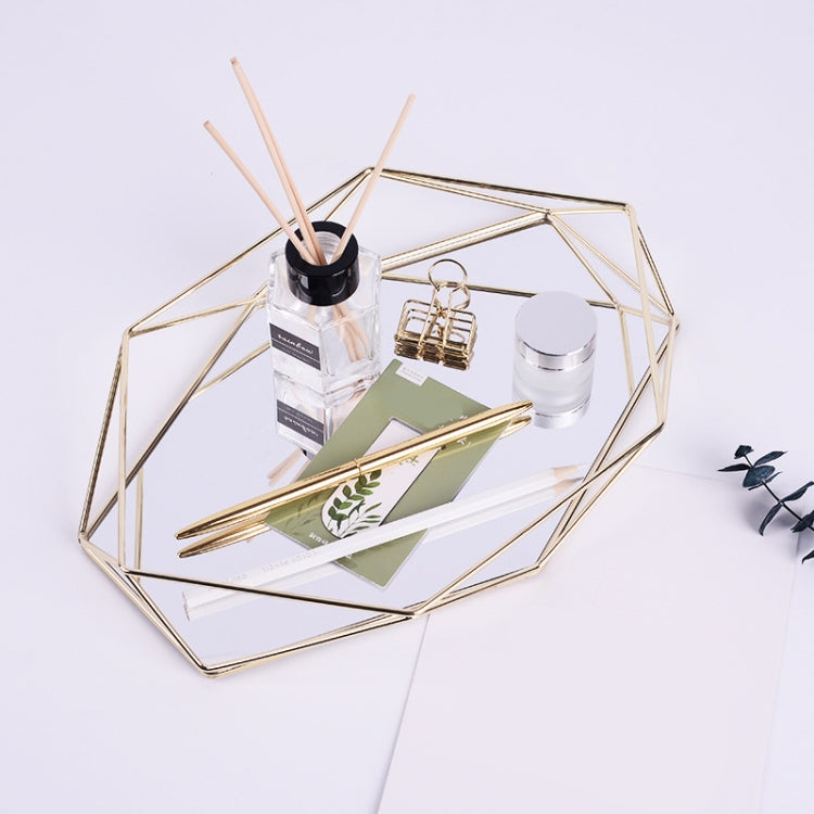 Wrought Iron Creative Three-Dimensional Desktop Jewelry Storage Tray Minimalist Cosmetics Tray Decorative Ornaments