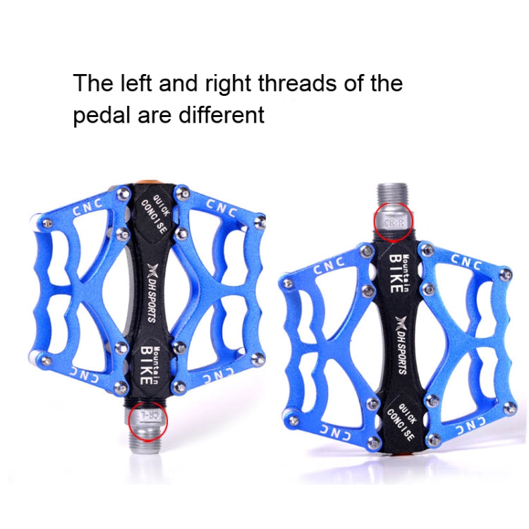 Bicycle Pedal Mountain Bike Aluminum Alloy Palin Pedal Non-Slip Bearing Pedal