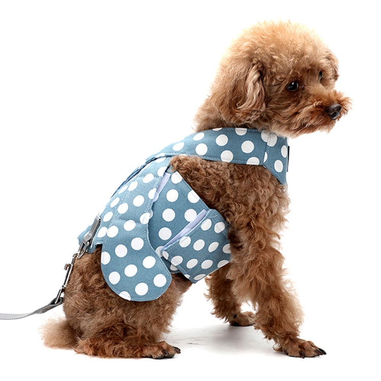 Anti-Leakage Breathable Small Dog Chest Harness Traction Rope, Size: XL